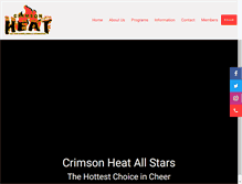 Tablet Screenshot of crimsonheat.com